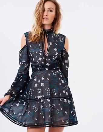 Keepsake Night Dance LS mini dress size 8 - Image 1