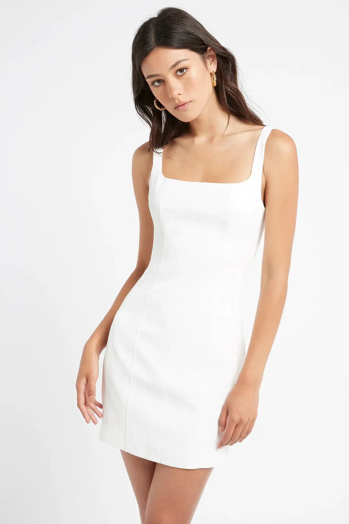 Kookai Oyster Bustier Dress  White Size 6 - Image 2