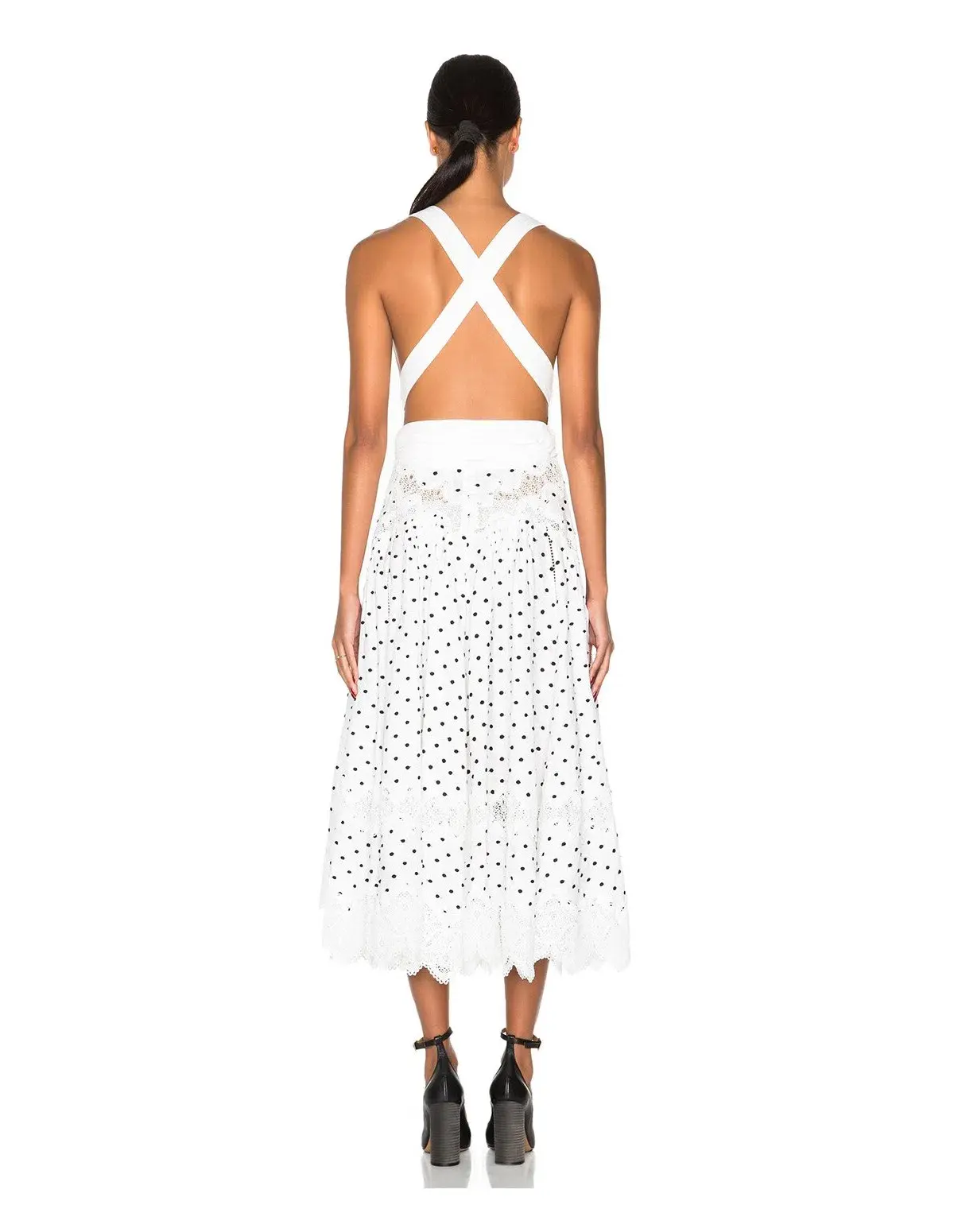 Zimmermann Empire Dot Apron Dress Print Size 2/ Au 12 - Image 2