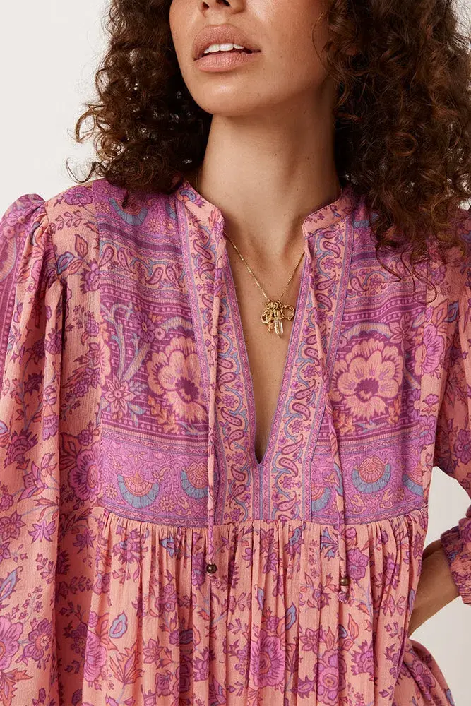 Spell The Folk Song Boho Dress Pink Size 10  - Image 2