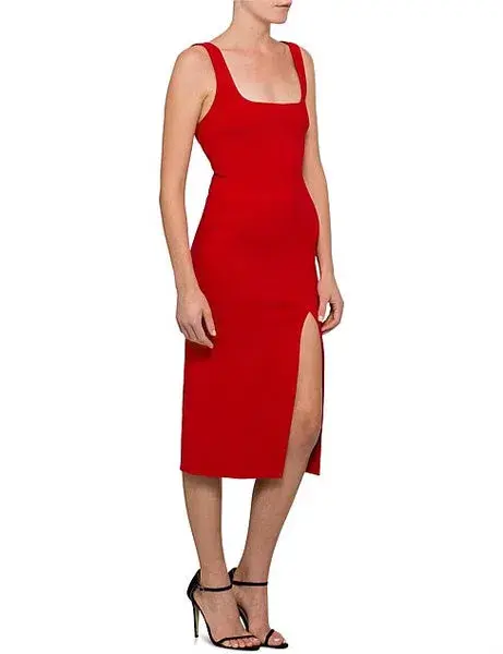 Bec & Bridge C'est Cool Midi Dreess in Red Size 6 - Image 4