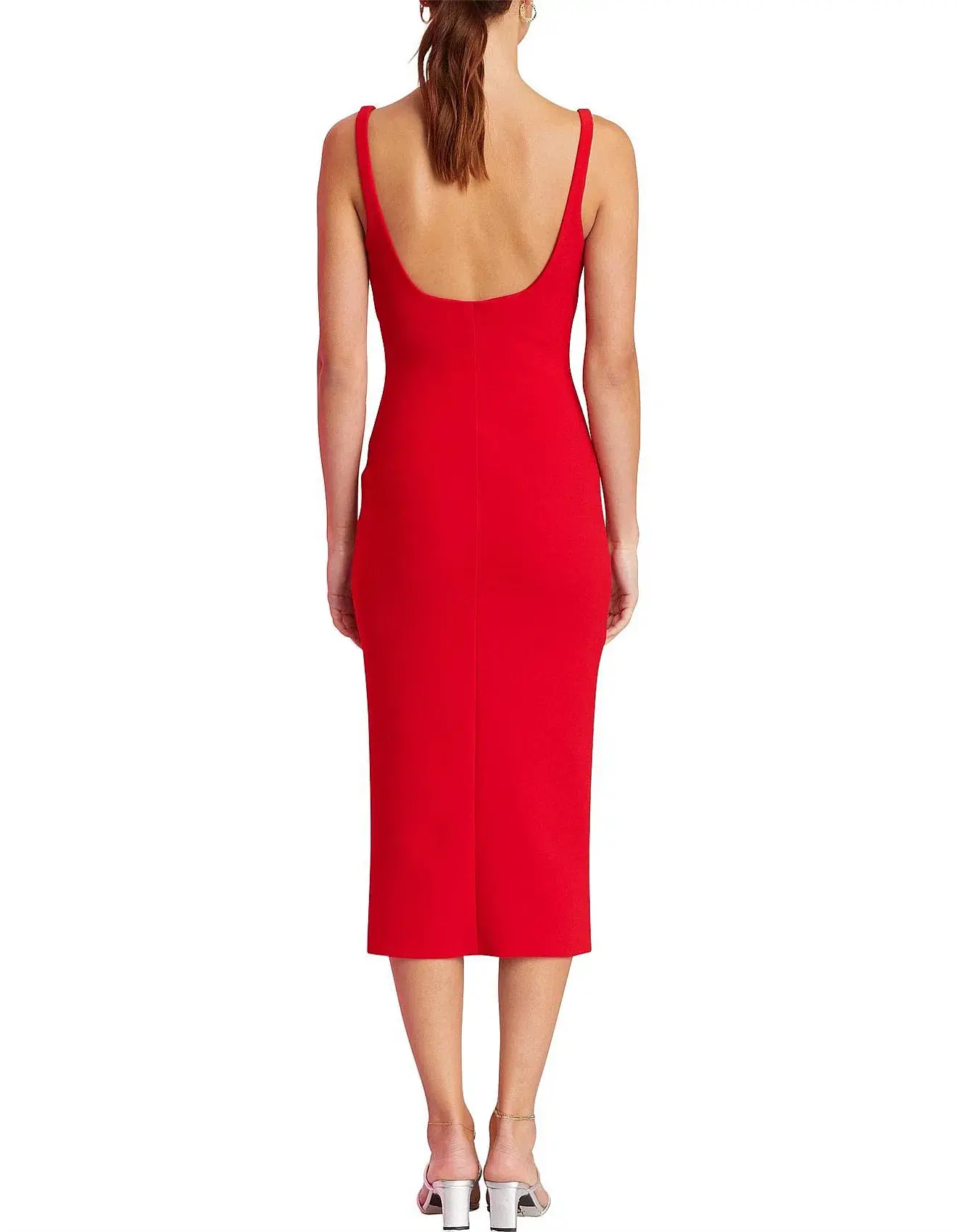 Bec & Bridge C'est Cool Midi Dreess in Red Size 6 - Image 3