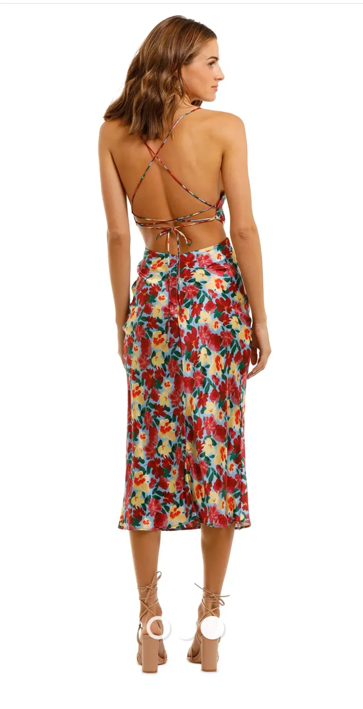 Bec and Bridge Lucette Midi Dress Print Size 8 - Image 2