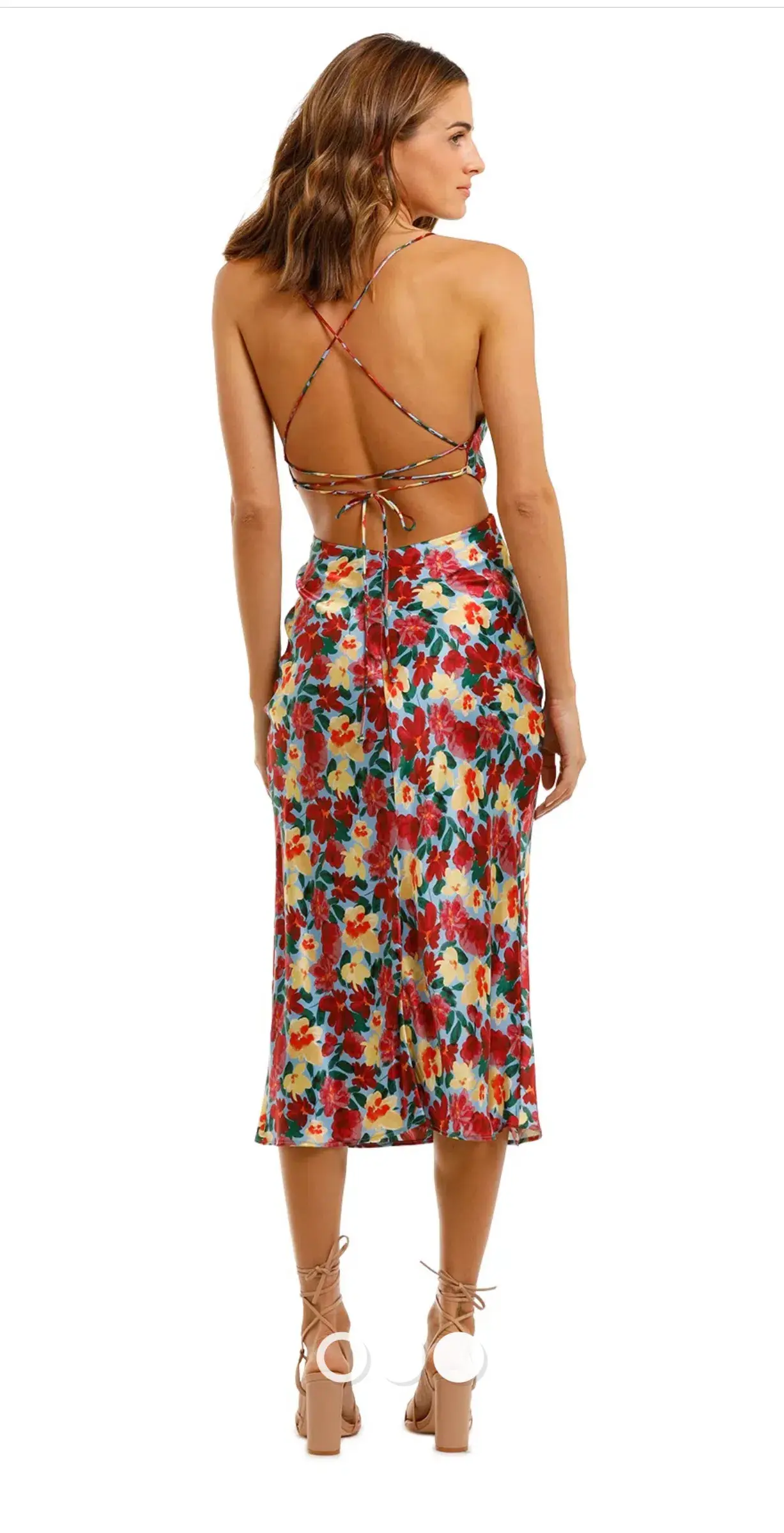 Bec and Bridge Lucette Midi Dress Print Size 8 - Image 2