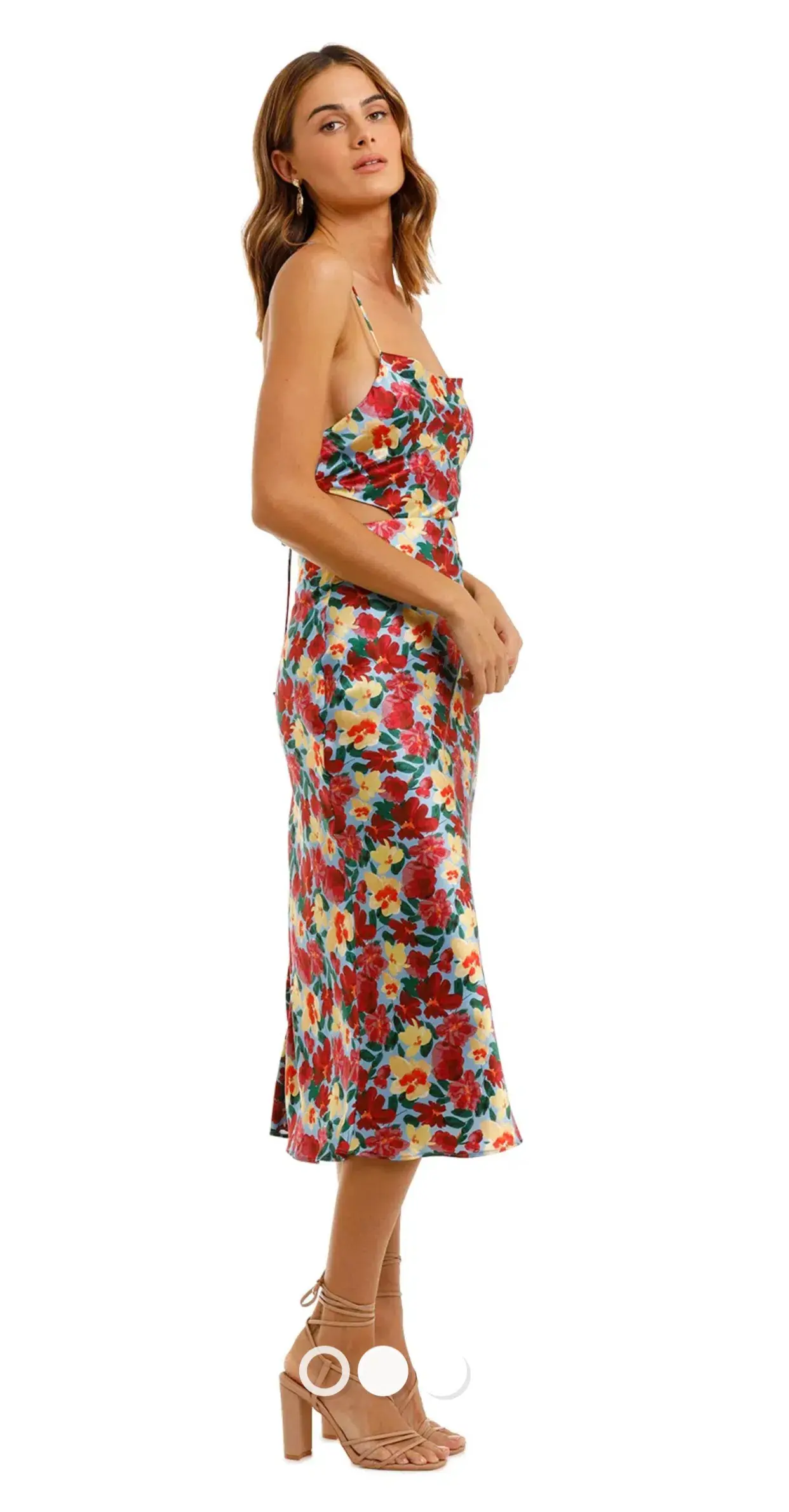 Bec and Bridge Lucette Midi Dress Print Size 8 - Image 3