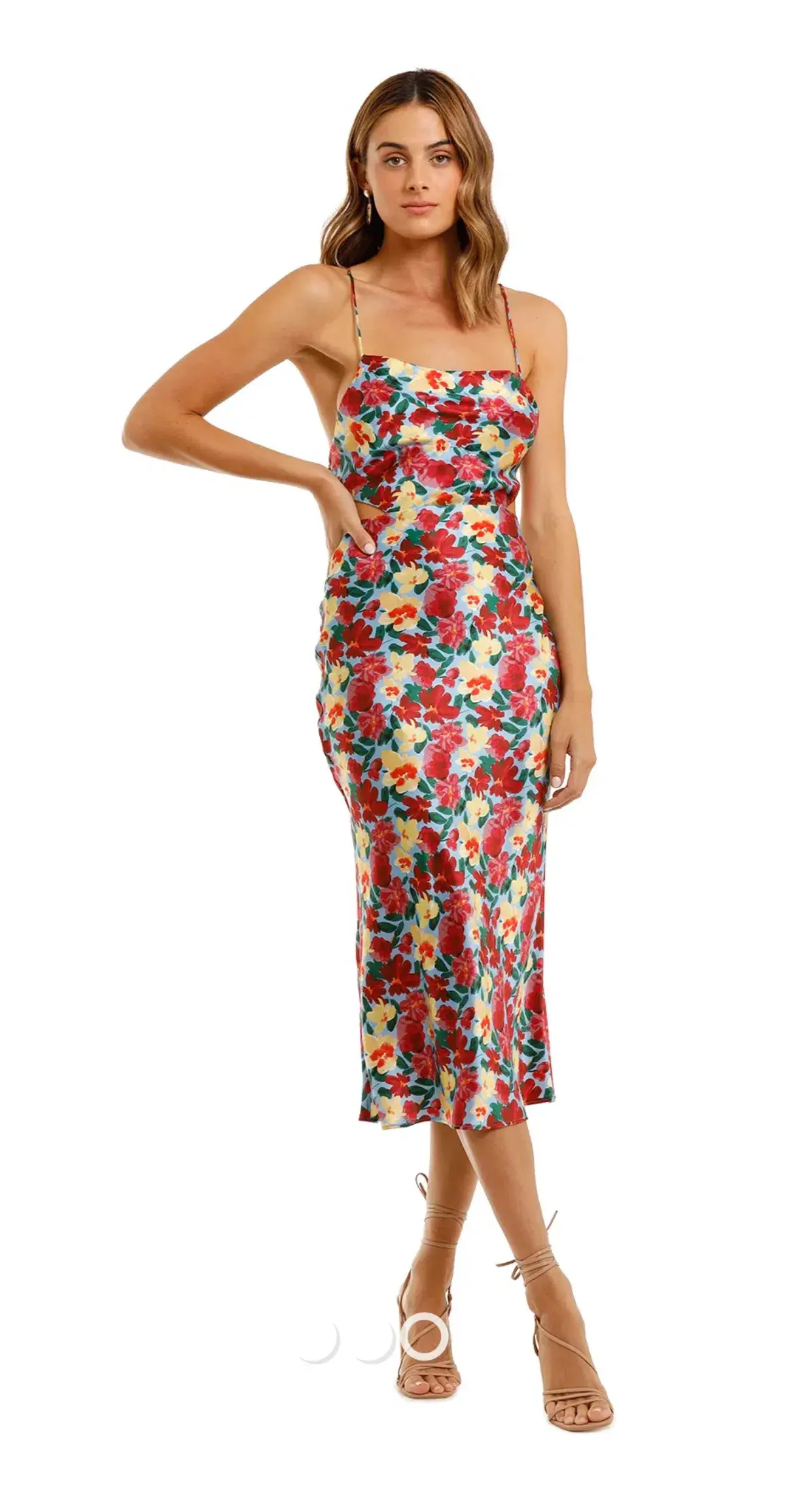 Bec and Bridge Lucette Midi Dress Print Size 8 - Image 1