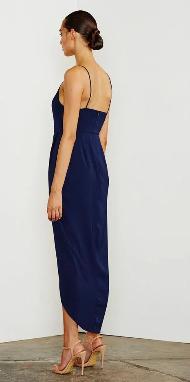 Shona Joy Core Cocktail Dress Navy Size 8 - Image 3