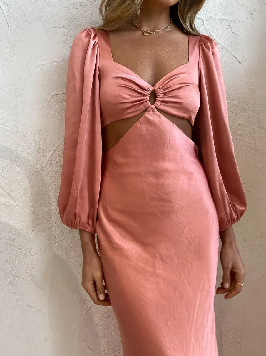 Issy Perfect Stranger Dress Spiced Coral Size 8 - Image 7