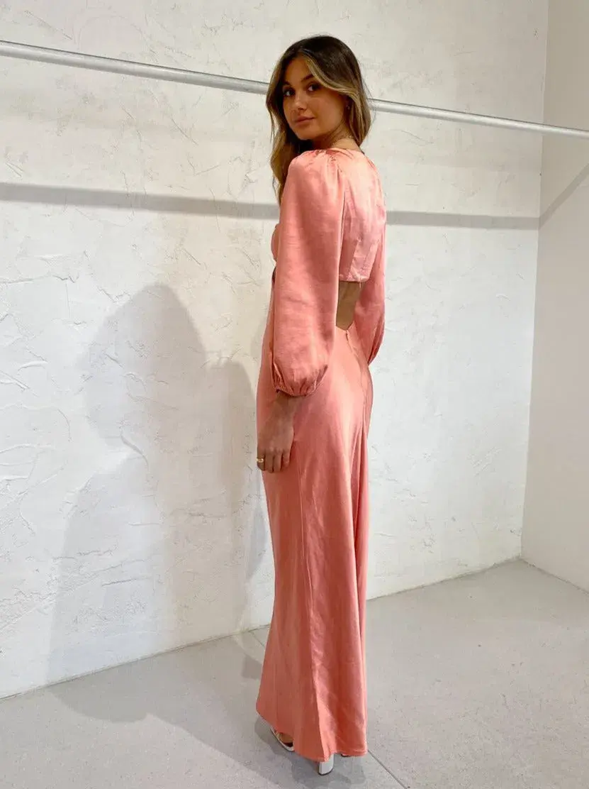 Issy Perfect Stranger Dress Spiced Coral Size 8 for rent on The Volte - main image