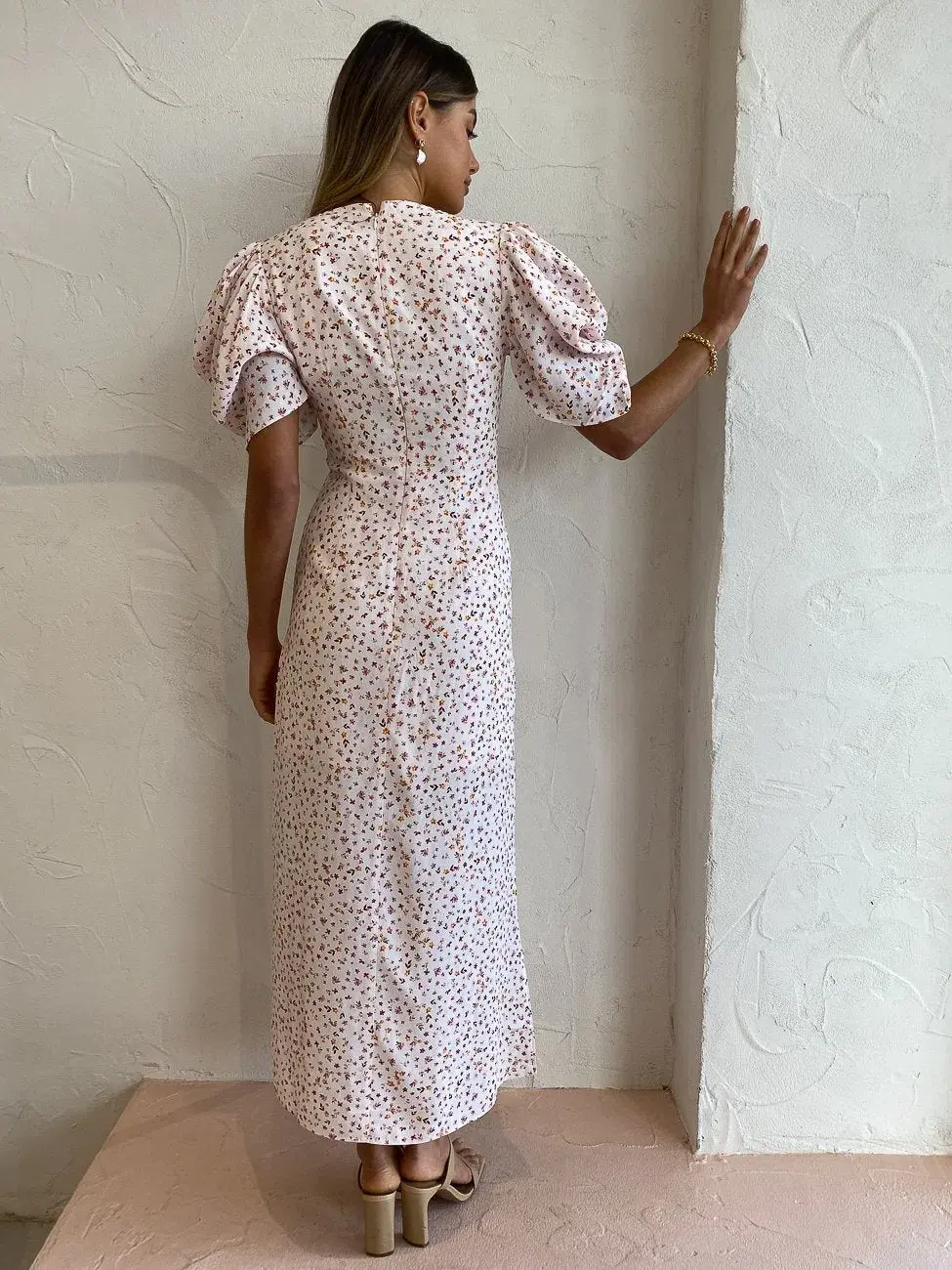 Significant Other Malarie Dress Ditsy Wild Flowers Print Size 8 - Image 9
