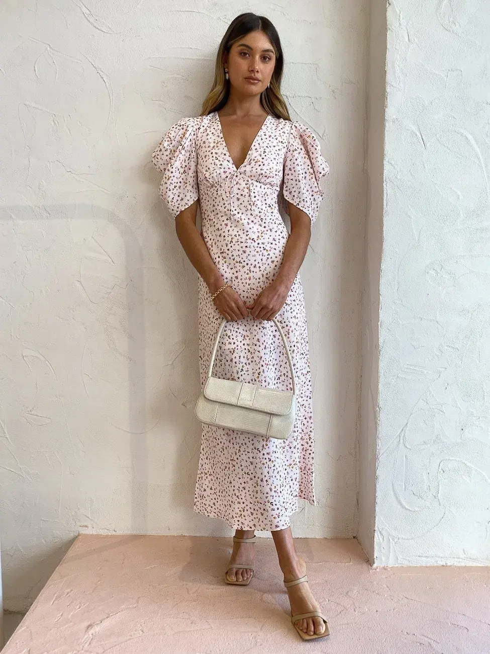 Significant Other Malarie Dress Ditsy Wild Flowers Print Size 8 for rent on The Volte - main image