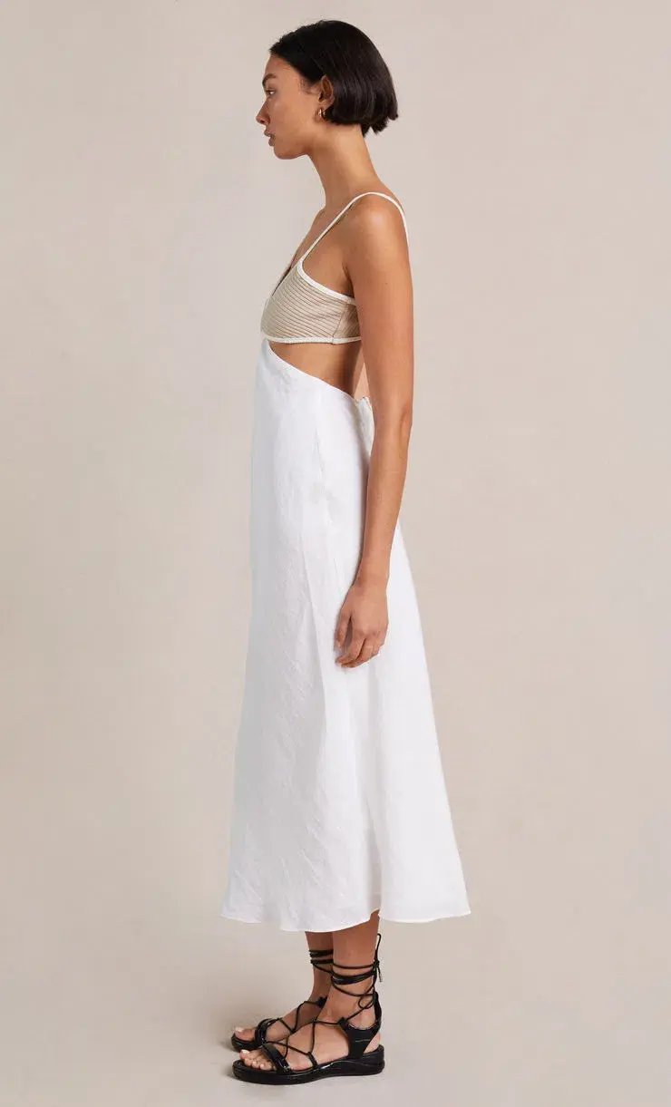 Bec & Bridge Demi Midi Dress Ivory Size 8 - Image 2