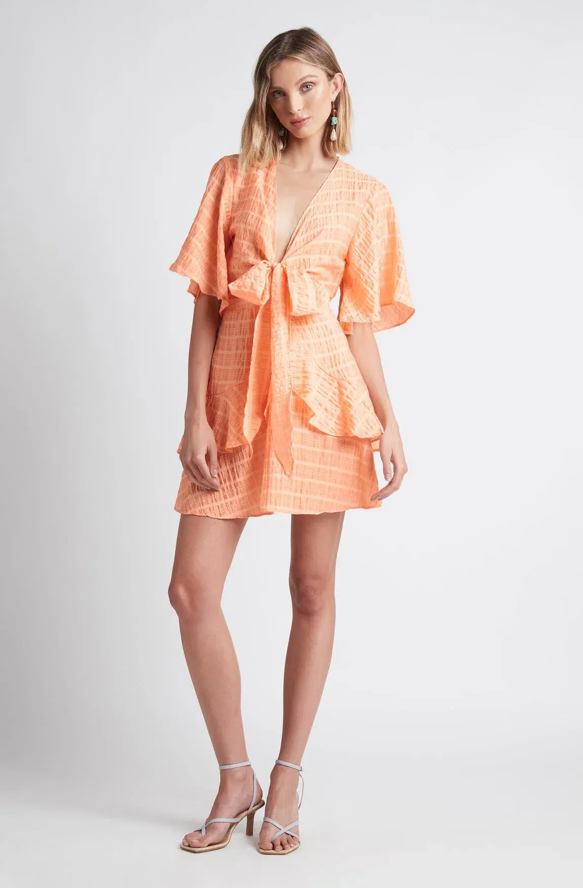Sheike Tea Party Dress Orange Size 8 - Image 1