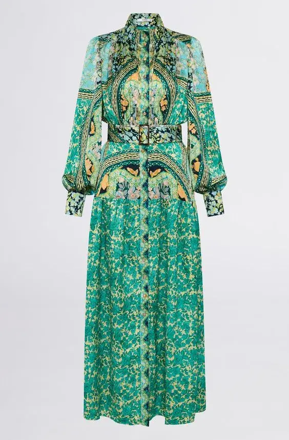 Sheike Georgia Shirt Dress Print Size 12 - Image 3