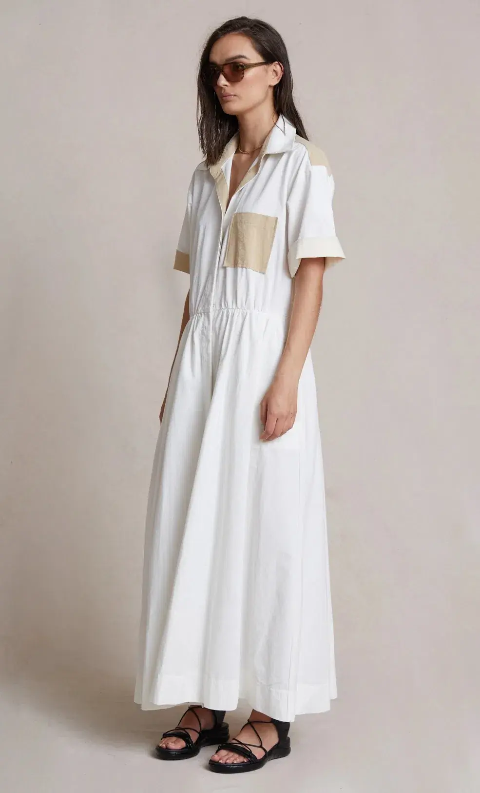 Bec & Bridge Sedona Shirt Dress White Size 10 - Image 4