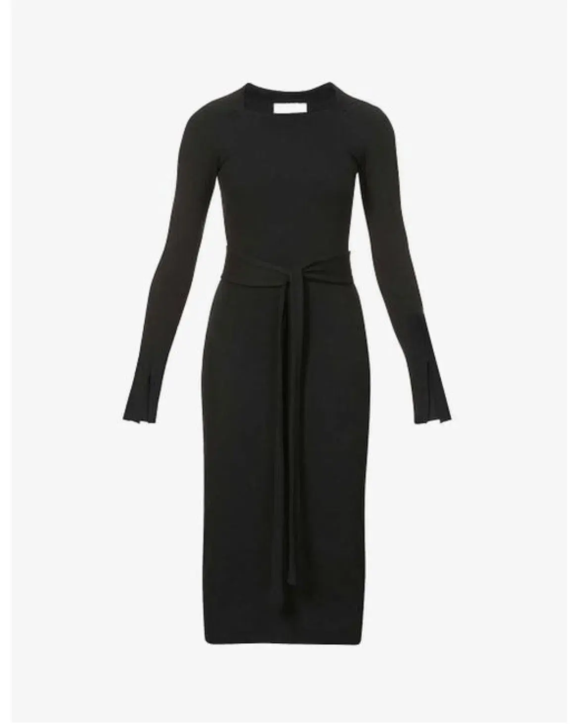 Viktoria & Woods Esplanade Split Sleeve Cotton Midi Dress Black Size 10 - Image 5