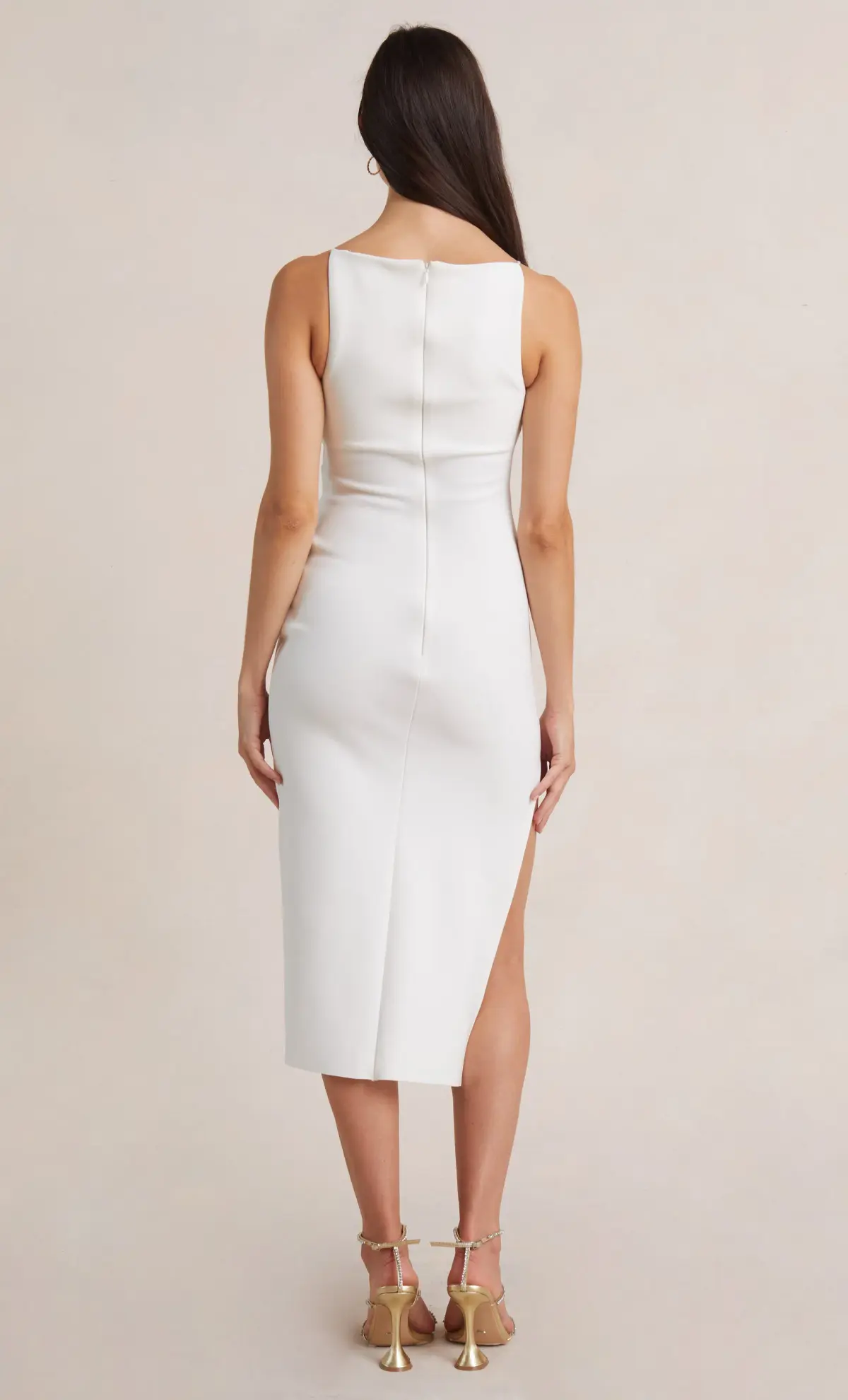 Bec & Bridge Be Mine Tuck Dress White Size 6 - Image 2