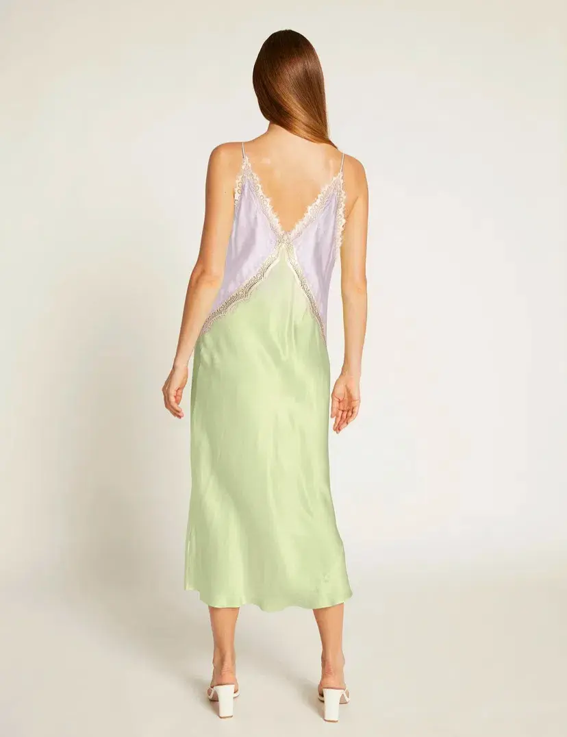 Ginia Sadie Dress Green Size 8 - Image 2