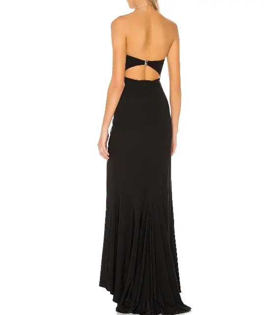 Natalie Rolt Sabrina Gown Black Size 8 - Image 2