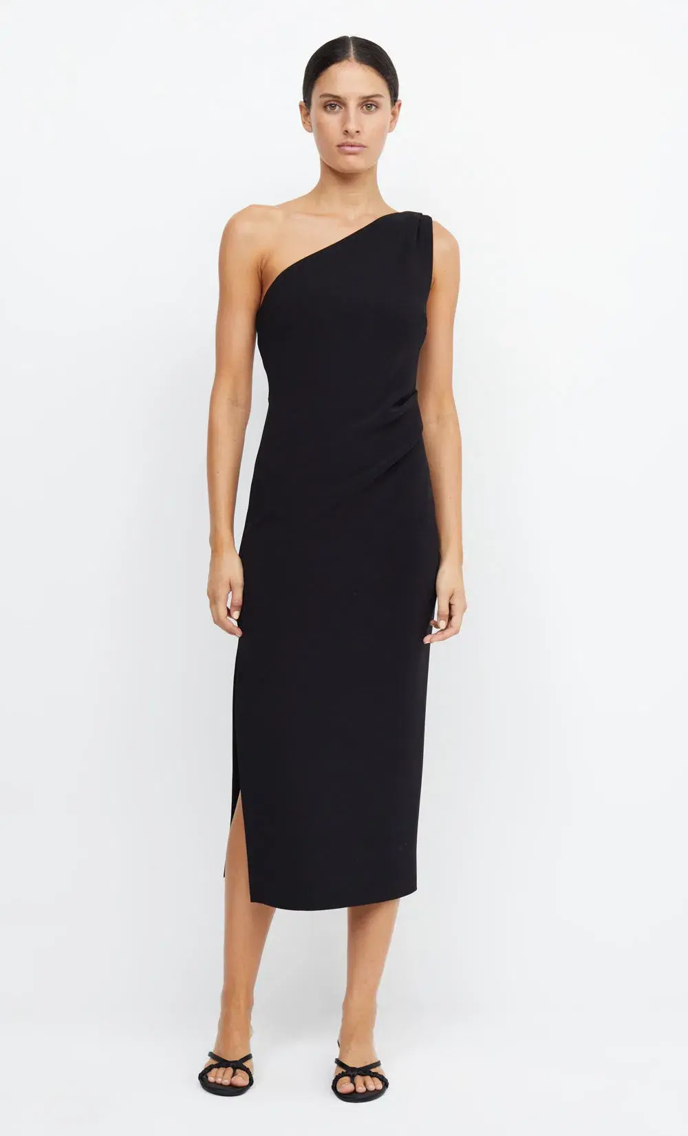 Bec & Bridge Be Mine Asym Dress Black Size 8 - Image 3
