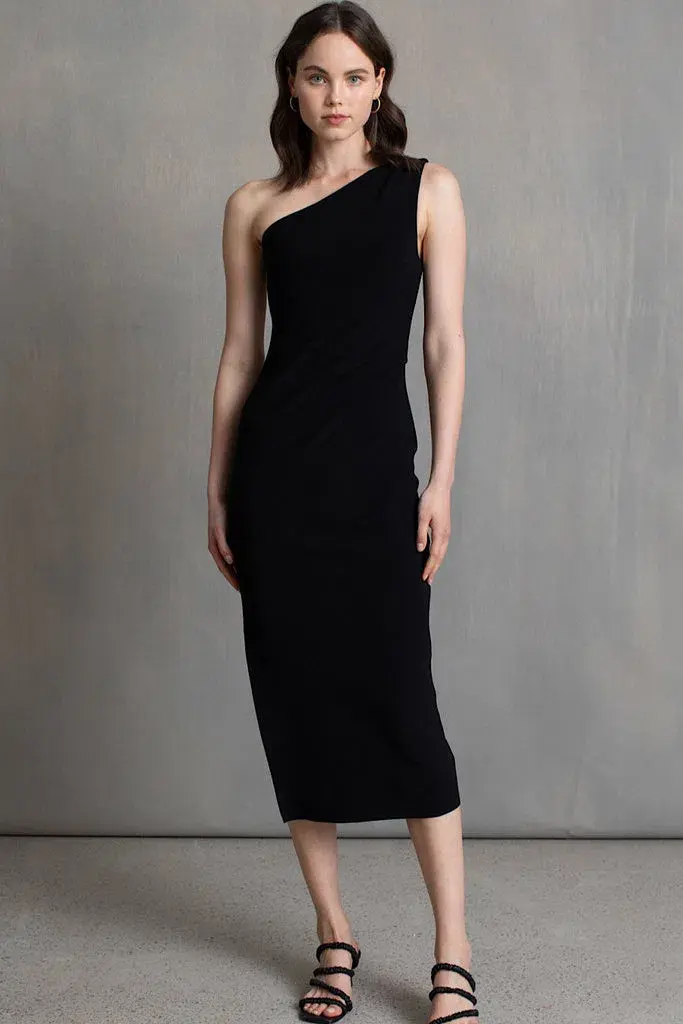 Bec & Bridge Be Mine Asym Dress Black Size 8 - Image 1