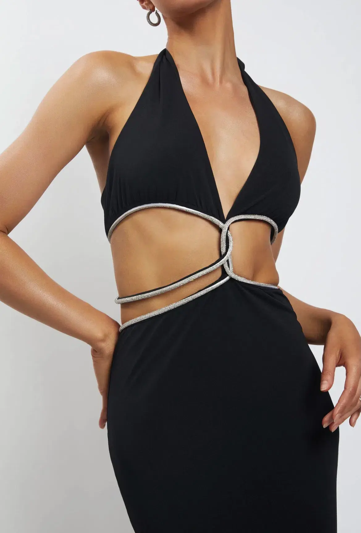 Meshki Nicha Dress Black Size 8 - Image 4