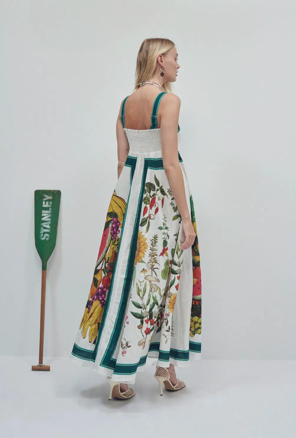 Alemais Frutta Midi Sundress Print Size 8 - Image 2