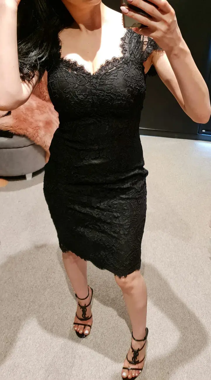 Alannah Hill I Think of You Dress Black Size 6  - Image 4