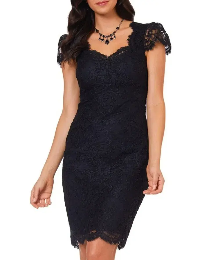 Alannah Hill I Think of You Dress Black Size 6  - Image 1