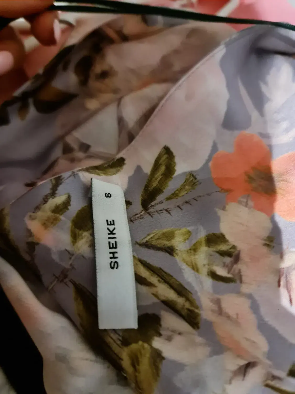 Sheike Floral Midi Dress Print Size 6 - Image 4