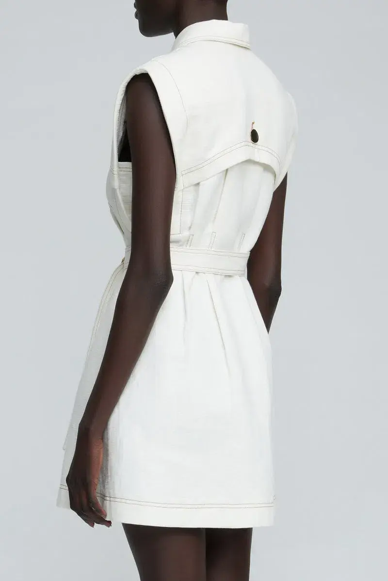 Acler Westcroft Dress White Size 8 - Image 3