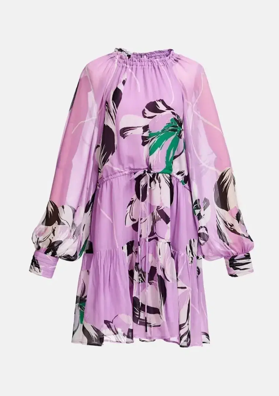 Essentiel Antwerp Aubrey Mini Dress Lilac Rain Size 10  - Image 4