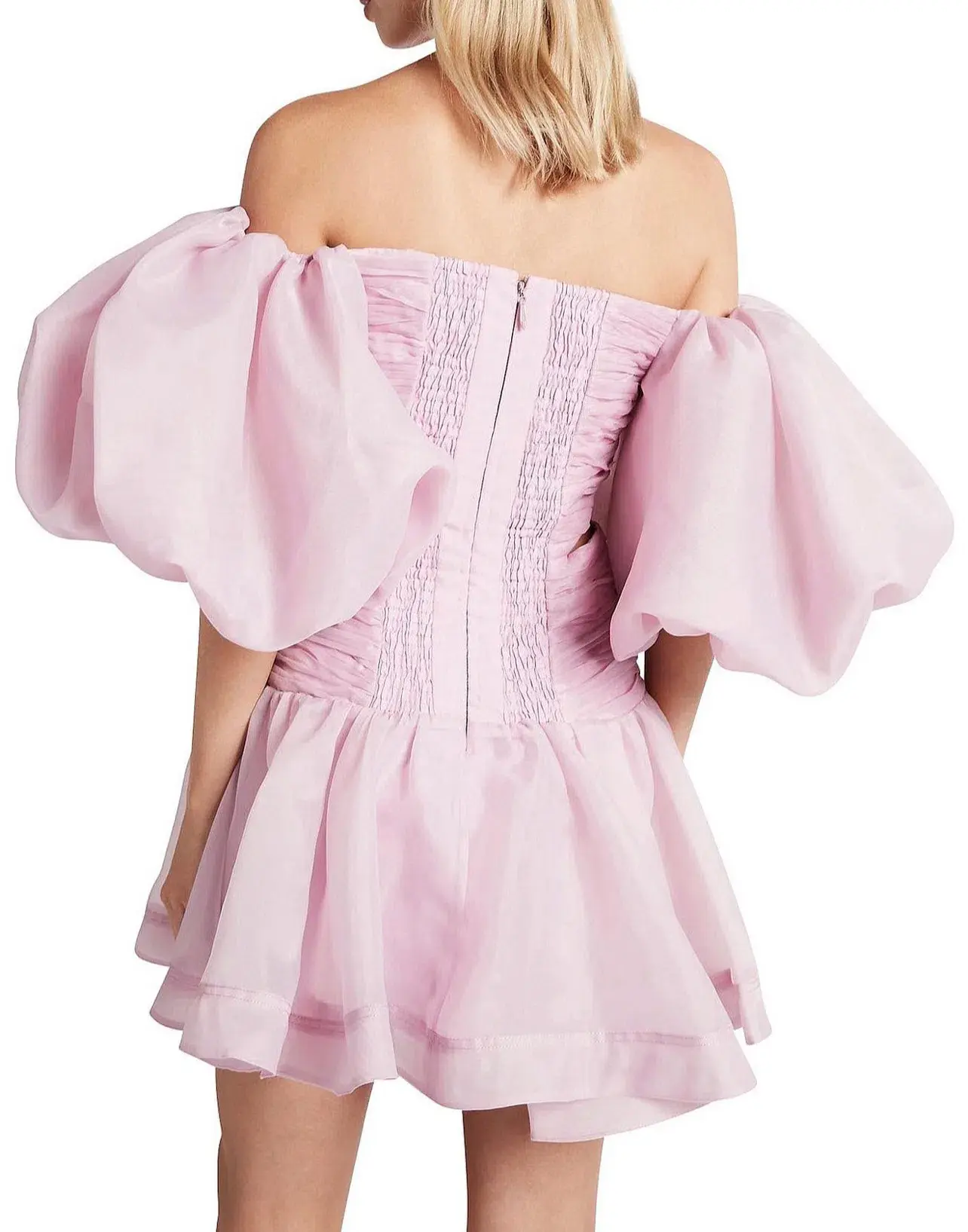 Aje Myriad Cut Out Mini Dress  Pink Size 12 - Image 4