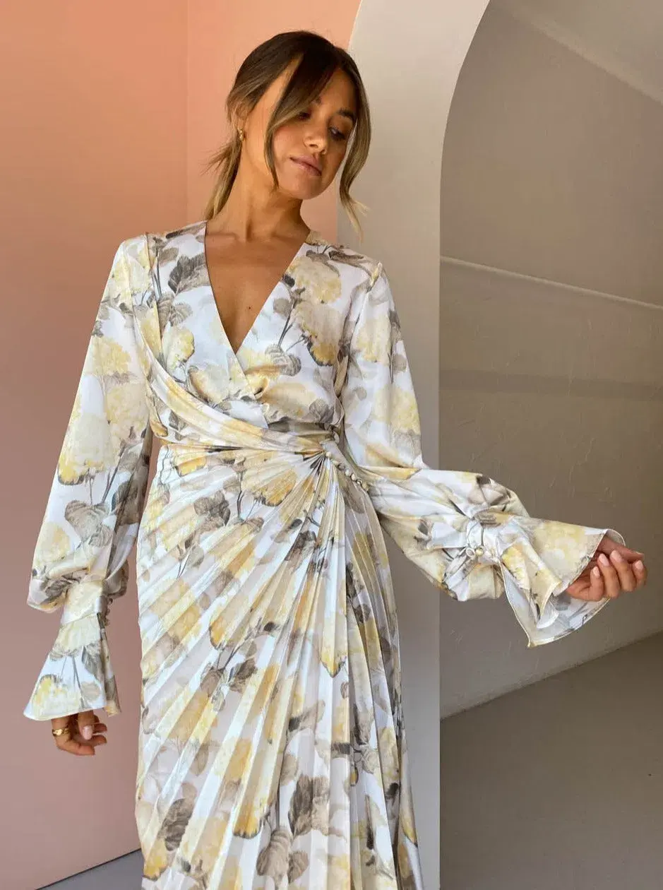 Acler Cresta Dress Print Size Print Size 10 - Image 3
