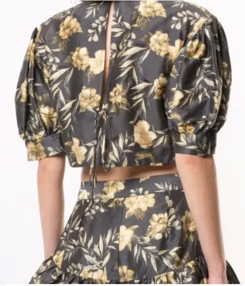 Sir the Label Carmen Top and Shorts Set Print Size 8 - Image 2