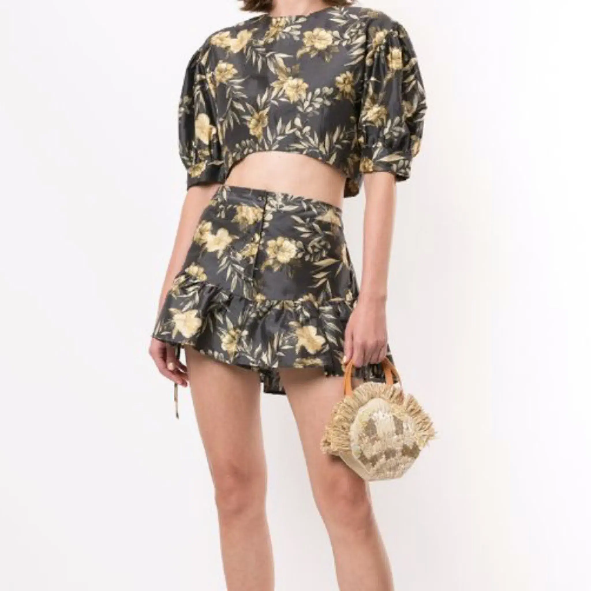 Sir the Label Carmen Top and Shorts Set Print Size 8 - Image 1