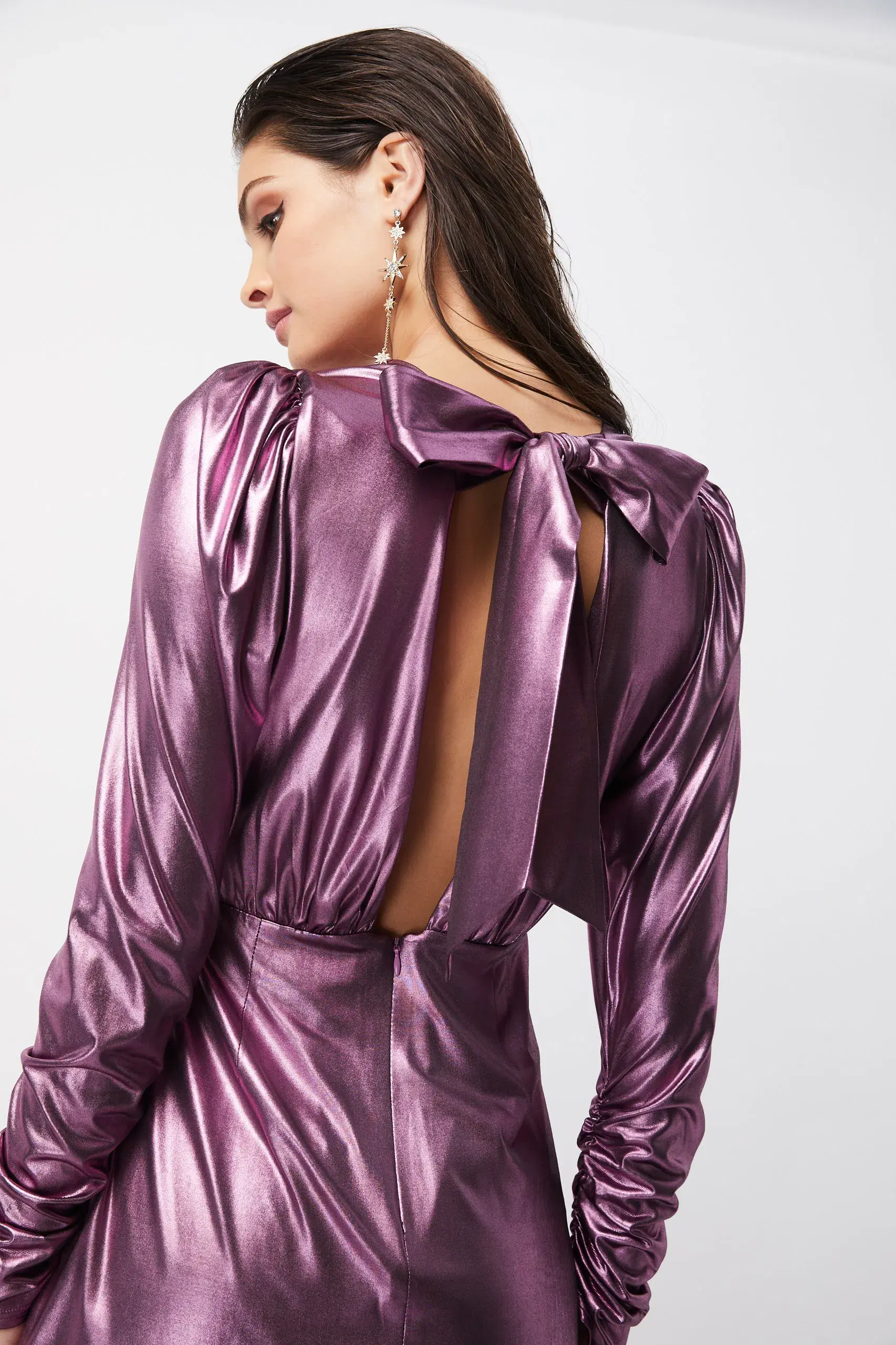 Elliatt Avalee Dress Purple Size 6 - Image 4