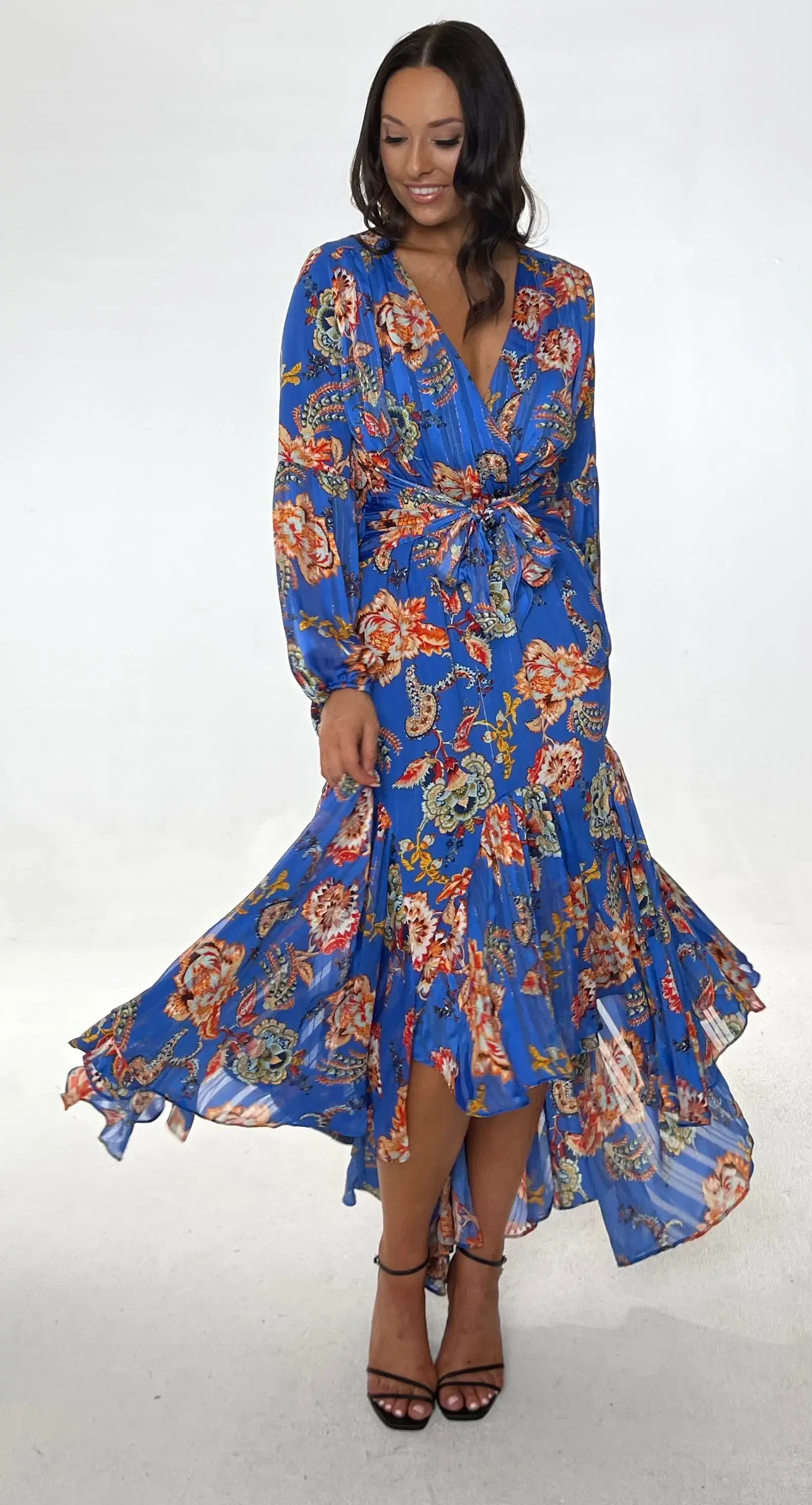 Elliatt Balance Dress Print Size 8 - Image 1
