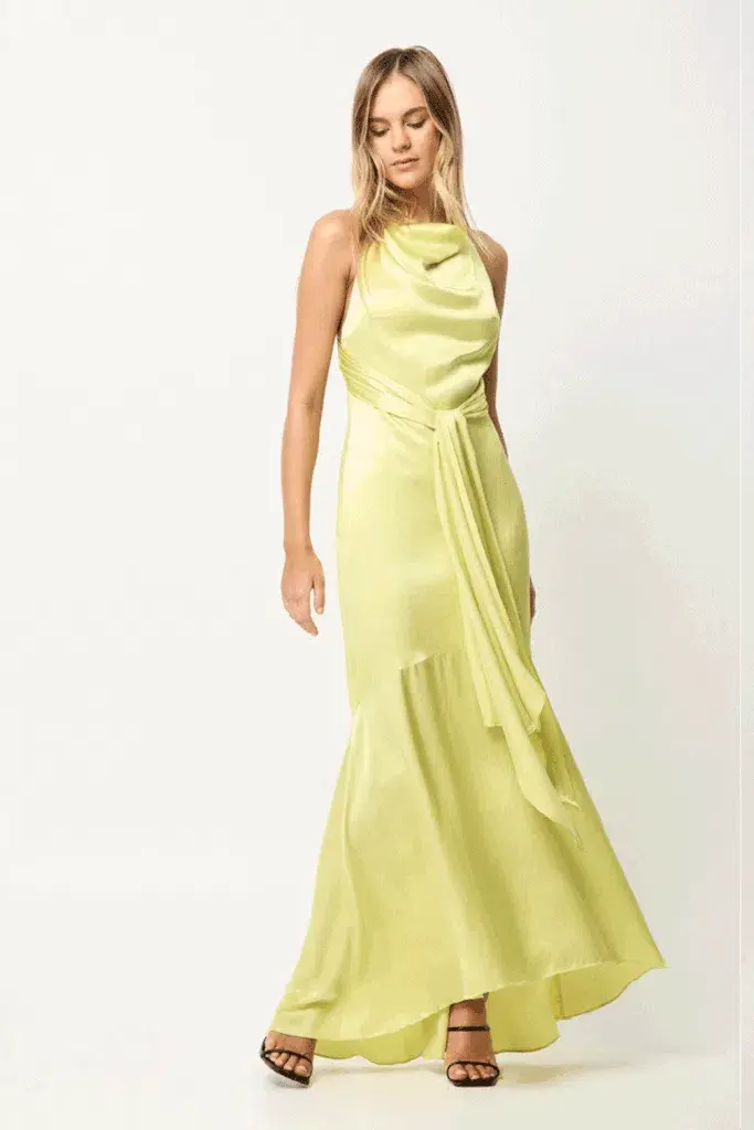 Elliatt Barcelona Maxi Dress Yellow Size 8 - Image 1