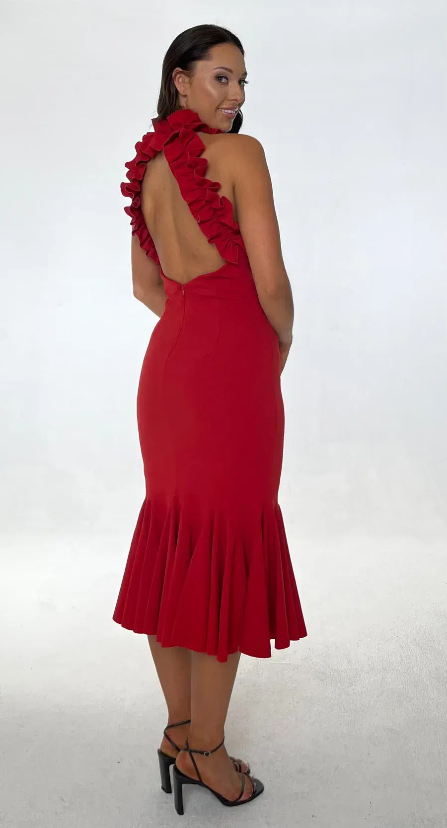Elliatt Composure Dress Red Size 8 - Image 2