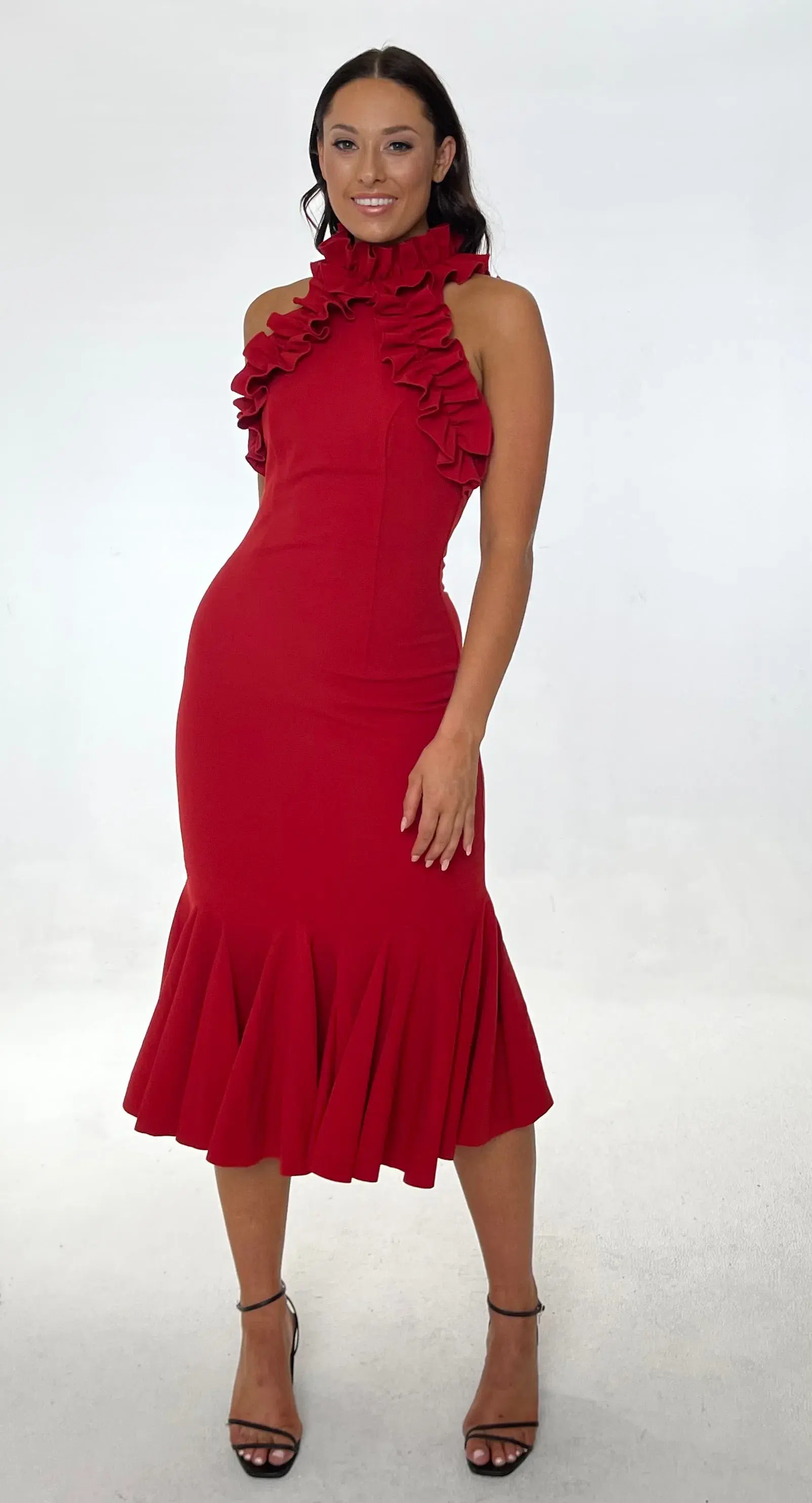 Elliatt Composure Dress Red Size 8 - Image 1