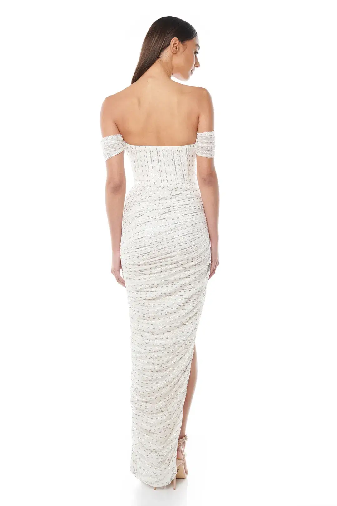 Eliya The Label Genevieve Gown White Size 10 - Image 2