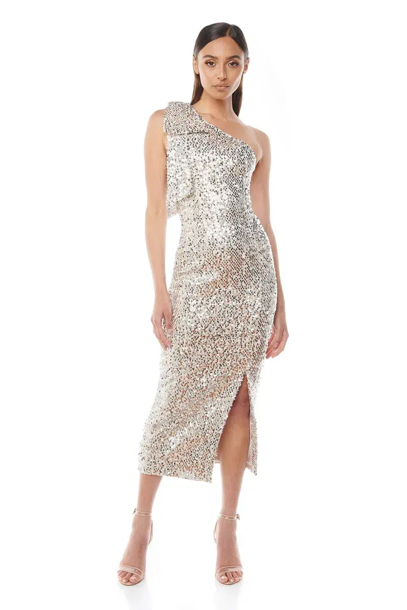 Eliya The Label Lydia Dress Sequin Size 8 for rent on The Volte - main image