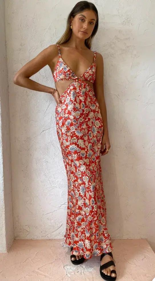 Bec & Bridge Ruby Maxi Dress Print Size 8 - Image 11