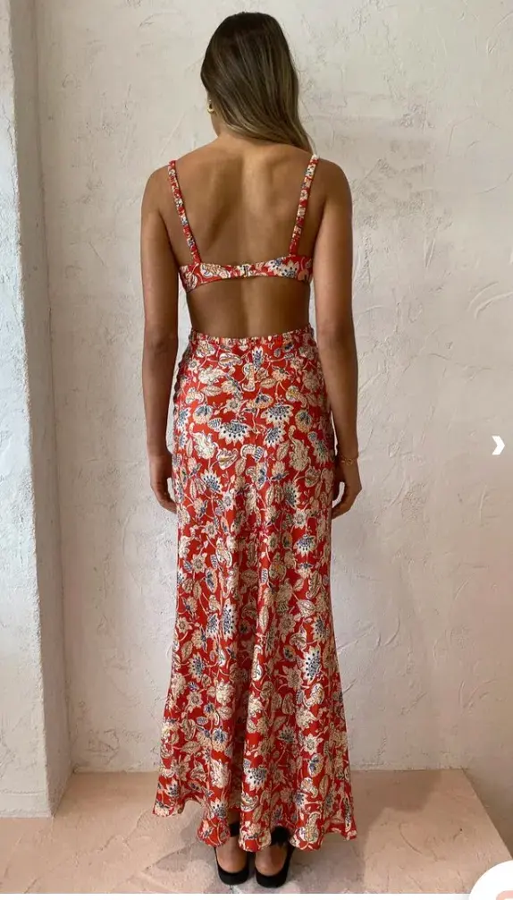 Bec & Bridge Ruby Maxi Dress Print Size 8 - Image 10
