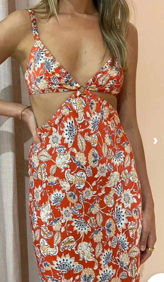 Bec & Bridge Ruby Maxi Dress Print Size 8 - Image 7