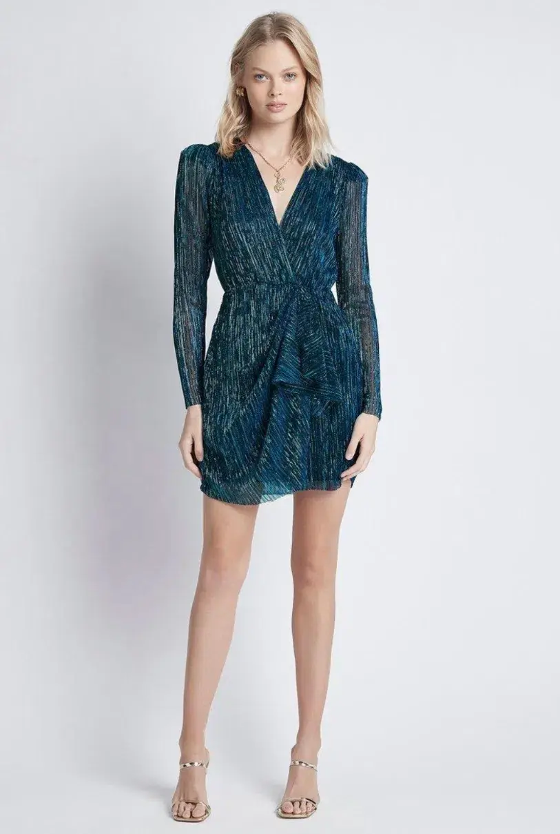 Sheike Party Dress Green Size 8 - Image 1