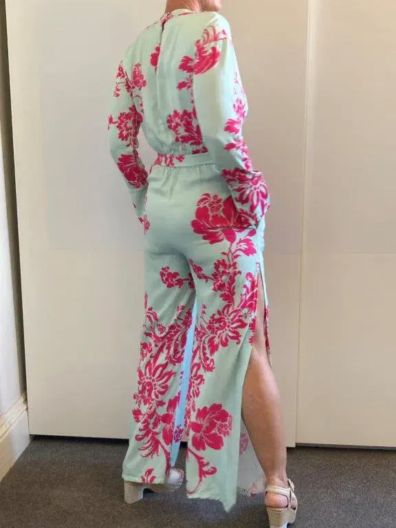 Sass & Bide Sweet Mercy Jumpsuit Print Size 6 - Image 4