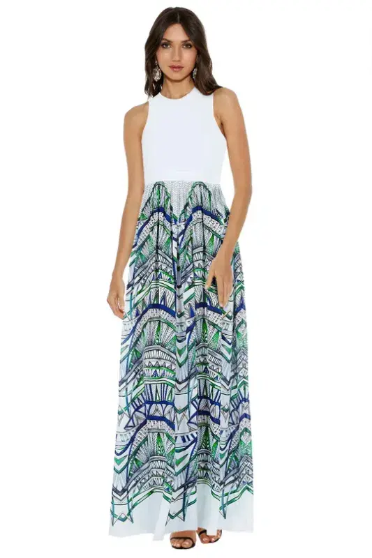 Sass & Bide The Sun Stretch Maxi Dress Print Size 10 - Image 1