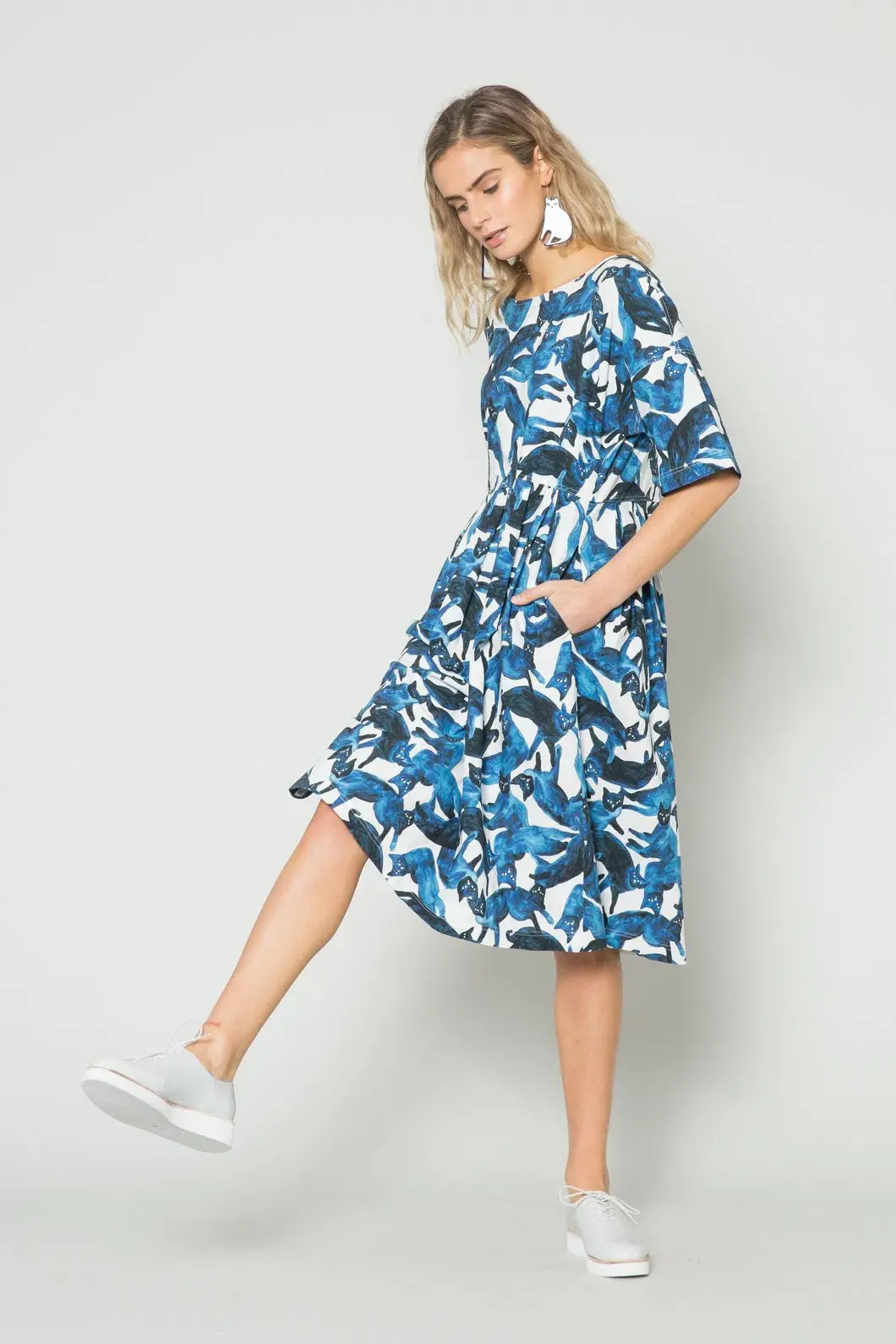 Gorman Cat Cafe Smock dress 6 - Image 3
